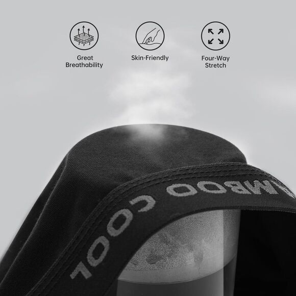 BAMBOO COOL Men's Ultra Breathable Underwear,No Riding Up Boxer Briefs - Picture 5 of 16